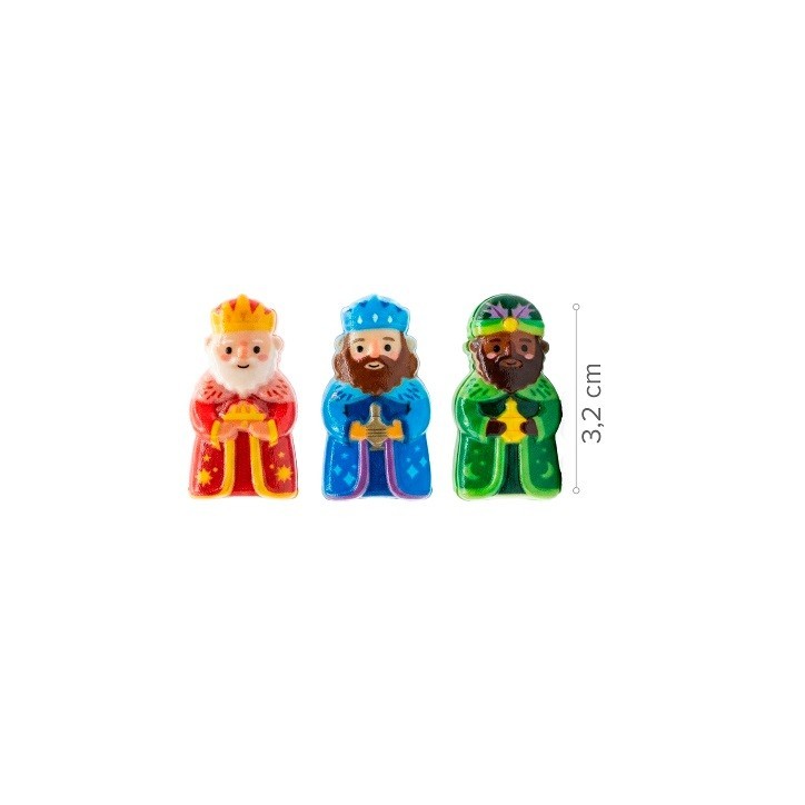 Three Kings Plastic Cake Figurine 3.2cm – 1 Piece
