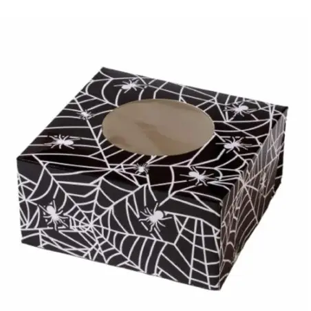 Decora Halloween Cupcake Box for 4 Cupcakes