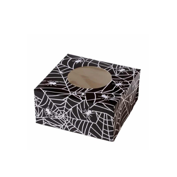 Decora Halloween Cupcake Box for 4 Cupcakes Decora Halloween Cupcake Box for 4 Cupcakes
