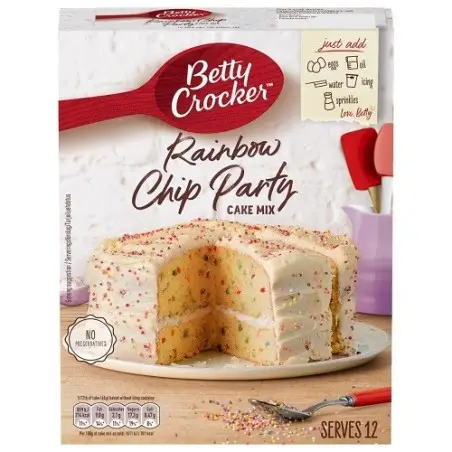 Betty Crocker Rainbow Chip Cake Mix 425g | Funfetti