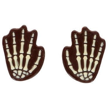 FunCakes Chocolate Decorations Skeleton Hands Pack of 6