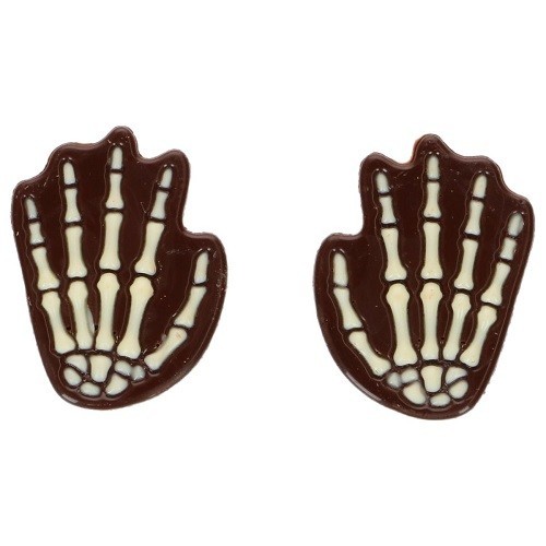 FunCakes Skeleton Hands Chocolate Decoration, 6 pcs