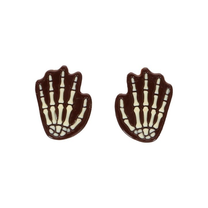 FunCakes Chocolate Decorations Skeleton Hands Pack of 6