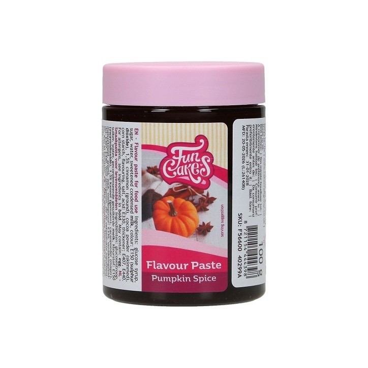 FunCakes Flavour Paste Pumpkin Spice 100g | Bake Stable