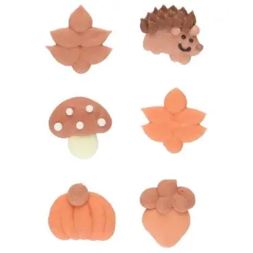 FunCakes Herbst Zuckerdekor 8 Stück | Glutenfrei