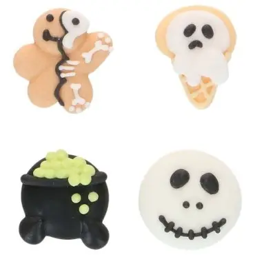 FunCakes Halloween Zuckerdekor Haunted Treats, 8 Stück