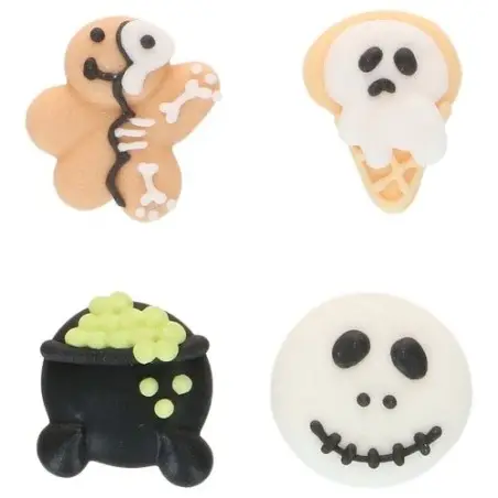 FunCakes Sugar Decorations Haunted Treats Set of 8