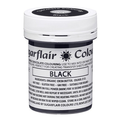 Sugarflair Kakaobutterfarbe Schwarz 35g