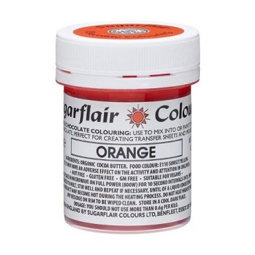 Sugarflair Cocoa Butter Colour Orange, 35g