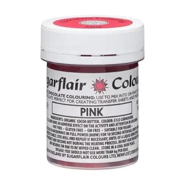 Sugarflair Kakaobutterfarbe Pink 35g für Pralinen