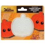 Wilton Cookie Cutter with Stamp Pumpkin, 7.5cm