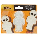 Wilton Cookie Cutter with Stamp Skeleton, 7.5cm