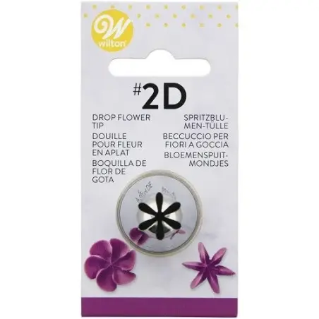 Wilton Decorating Tip Drop Flower #2D for Flowers