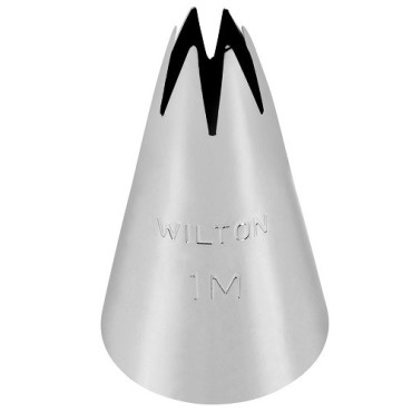 Wilton Decorating Tip Open Star #1M for Swirls & Rosettes