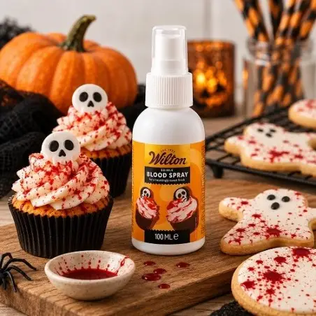 Wilton Edible Blood Splatter Spray 100ml for Halloween