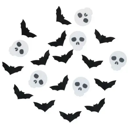 Wilton Essbare Fledermäuse & Totenköpfe 18 Stück Halloween