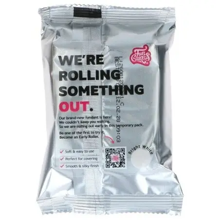 FunCakes Rollfondant Bright White Weiss 250g – Vegan