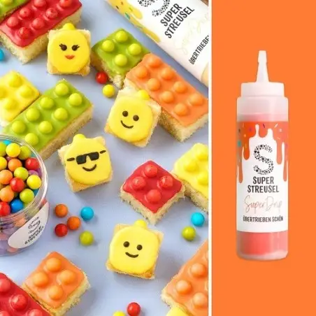 Super Streusel SuperDrip Orange 300g für Drip Cakes