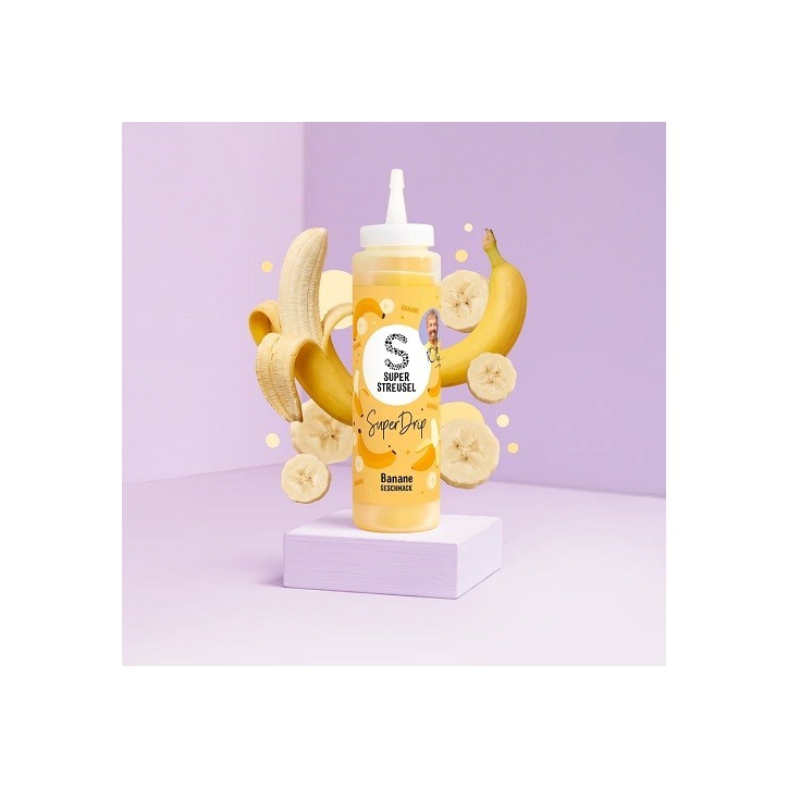 Super Streusel SuperDrip Banane 300g | Gelber Kuchendrip