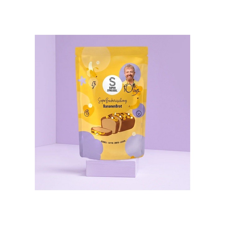 Super Streusel Banana Bread Baking Mix 325g | Ross Antony
