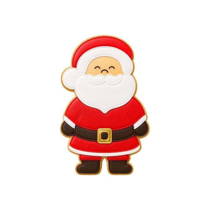 Birkmann Happy Santa Embossing Cookie Cutter 6.5cm