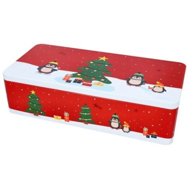 Birkmann Winter Market XXL Cookie Tin with Dividers 40x20x9cm
