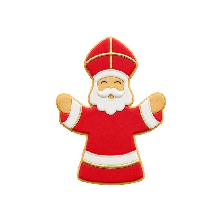 Birkmann Bishop Embossing Cookie Cutter 5x6.5cm Christmas Birkmann Bishop Embossing Cookie Cutter 5x6.5cm Christmas