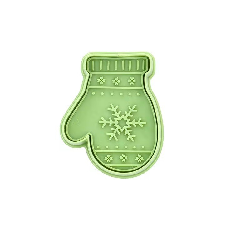 Birkmann Mitten Snowflake Embossing Cookie Cutter with Ejector Birkmann Mitten Snowflake Embossing Cookie Cutter with Ejector