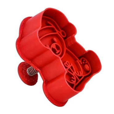 Birkmann Christmas Bear Embossing Cookie Cutter with Ejector