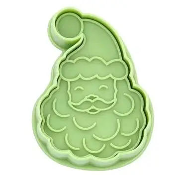 Birkmann Santa Claus Embossing Cookie Cutter with Ejector