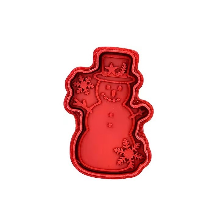 Birkmann Snowman Embossing Cookie Cutter with Ejector Birkmann Snowman Embossing Cookie Cutter with Ejector