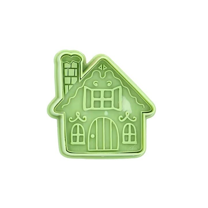 Birkmann Lebkuchenhaus Ausstecher mit Auswerfer 6x5.5cm