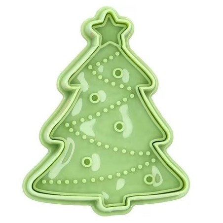 Birkmann Christmas Tree Cookie Cutter with Ejector 5.5x7.5cm