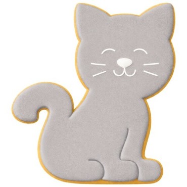 Birkmann Kitten Embossing Cookie Cutter 6 cm | Cat Cookies