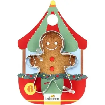 Birkmann Gingerbread Man Cookie Cutter 4.5x5.5cm
