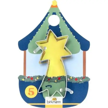 Birkmann Sternschnuppe Ausstecher 3x6cm Weihnachten