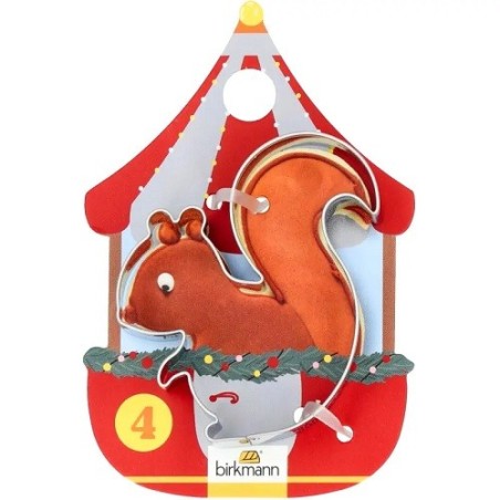 Birkmann Squirrel Cookie Cutter 5x5.5cm Christmas