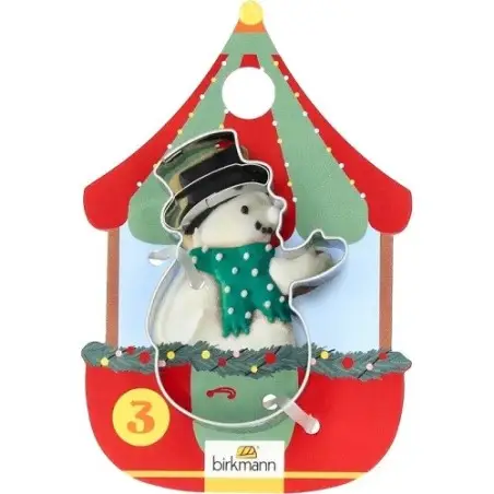 Birkmann Schneemann Ausstecher 3.5x5.5cm Weihnachten