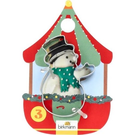 Birkmann Snowman Cookie Cutter 3.5x5.5cm Christmas