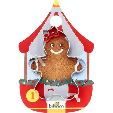Birkmann Gingerbread Girl Cookie Cutter 4.5x6cm