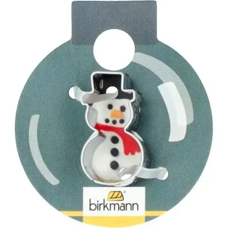 Birkmann Mini Schneemann Ausstecher 27x15mm auf Blister