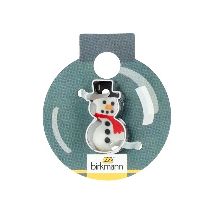 Birkmann Mini Snowman Cookie Cutter 27x15mm on Blister Birkmann Mini Snowman Cookie Cutter 27x15mm on Blister