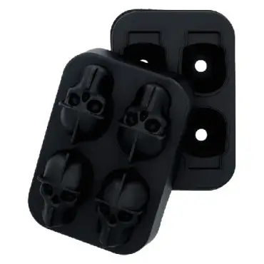Birkmann Skull Ice Cube Mould 4 Pieces | Halloween