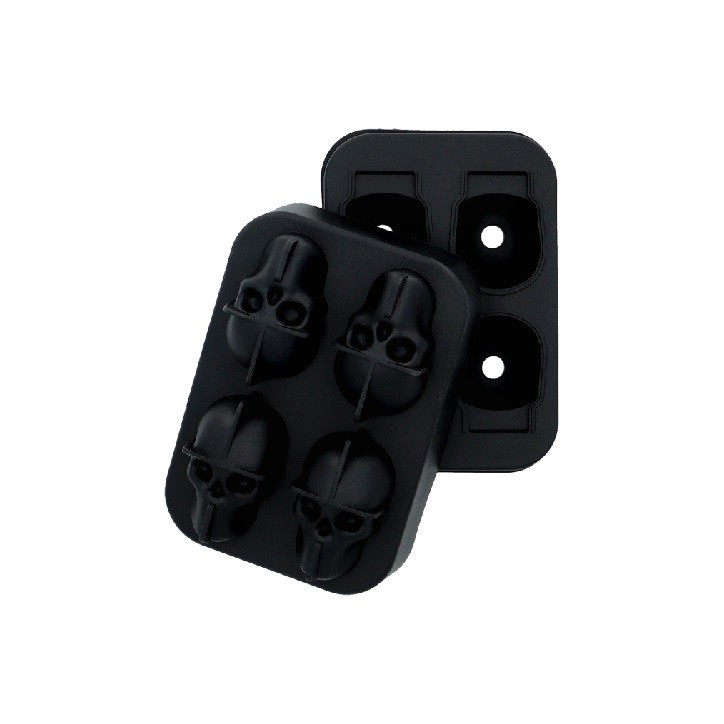 Birkmann Skull Ice Cube Mould 4 Pieces | Halloween