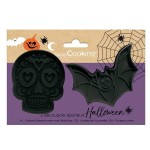 ScrapCooking Bat & Skull Cookie Cutter Set, 2 pcs