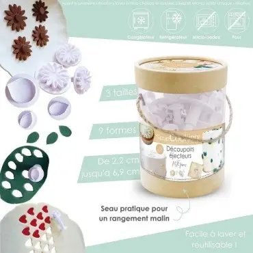 ScrapCooking Must-Haves Cake Design Ausstecher Set mit Auswerfer 27 Stück