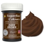 Sugarflair Spectral Paste Colour - Dark Brown, 25g Sugarflair Spectral Paste Colour - Dark Brown, 25g