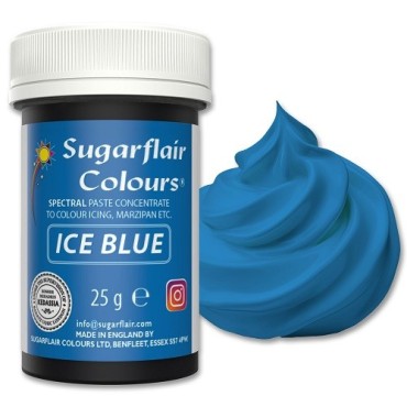 Sugarflair Ice Blue Paste Colour 25g