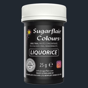 Sugarflair Black Liquorice Paste Colour 25g