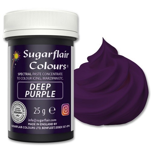 Sugarflair Spectral Paste Colour - Deep Purple, 25g Sugarflair Spectral Paste Colour - Deep Purple, 25g